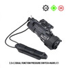 MAWL C1 Metal Metal IR Visible Red Green Blue Laser Tactical MAWL-C1 Upgrade WhiteLED Aiming Hunting Flashlight Mawl Dual Switch