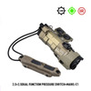 MAWL C1 Metal Metal IR Visible Red Green Blue Laser Tactical MAWL-C1 Upgrade WhiteLED Aiming Hunting Flashlight Mawl Dual Switch