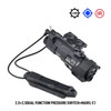 MAWL C1 Metal Metal IR Visible Red Green Blue Laser Tactical MAWL-C1 Upgrade WhiteLED Aiming Hunting Flashlight Mawl Dual Switch