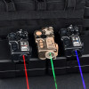 Tactical M600C Airsoft RAID-X Indicator Set 600Lumens Wadsn M600c Flashlight RAID-X Red Green Blue IR Laser Dual Function Switch
