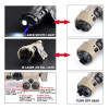 WADSN MAWL C1+ Nylon Version Tactical Airsoft IR Visible LED Whitelight Flashlight Red Green Blue laser sight IR Illumination