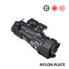 WADSN MAWL C1+ Nylon Version Tactical Airsoft IR Visible LED Whitelight Flashlight Red Green Blue laser sight IR Illumination