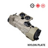 WADSN MAWL C1+ Nylon Version Tactical Airsoft IR Visible LED Whitelight Flashlight Red Green Blue laser sight IR Illumination