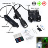 Tactical Upgrade Metal DBAL A2 Laser Strobe Red Blue Green Dot IR Sight Light+M300/M600 Flashlight+Dual Function Pressure Switch