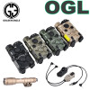 WADSN OGL Metal RedGreenBlueIR Dot Aiming Laser Indicator+M300M600 Flashlight Hunting Tactical Airsoft Accessorie Picatinny Rail
