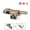 Tactical Metal MAWL+C1 Laser AA Battery Compartment WADSN Flashlight Green Red Dot Blue Powerful Laser Pointer IR Accessories