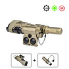 Tactical Metal MAWL+C1 Laser AA Battery Compartment WADSN Flashlight Green Red Dot Blue Powerful Laser Pointer IR Accessories