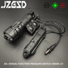 New MAWL Metal Flashlight Tactical Red Green Laser CNC MAWL-C1 IR Visible LED Aiming Bule Laser Dual Function Pressure Switch