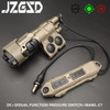 New MAWL Metal Flashlight Tactical Red Green Laser CNC MAWL-C1 IR Visible LED Aiming Bule Laser Dual Function Pressure Switch