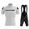 Cannondale Bicicleta 2023 Short Sleeve Bicycle Clothing Men Bike Bib Shorts New Cycling Jersey Sets Maillot Ropa Ciclismo Hombre