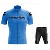 Cannondale Bicicleta 2023 Short Sleeve Bicycle Clothing Men Bike Bib Shorts New Cycling Jersey Sets Maillot Ropa Ciclismo Hombre