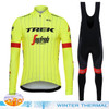 TREK Cycling Bib Men's Suit Triathlon Road Bike Uniform Jersey Fleece Clothes Pants Gel Bicycle Complete 2024 Winter Blouse Mtb