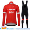 TREK Cycling Bib Men's Suit Triathlon Road Bike Uniform Jersey Fleece Clothes Pants Gel Bicycle Complete 2024 Winter Blouse Mtb