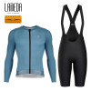 LAMEDA New Cycling Jersey Suit Spring Summer Long Sleeve Sweat Absorbing Quick Drying Set Men's MTB Road Bike Top