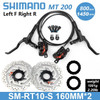 Shimano BR BL MT200 Bicycle Hydraulic Brake 800/1350/1450mm MTB Hydraulic Disc Brake Mountain Bike Upgrade MT315 Bike Parts