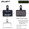 DUST 1Pair Semi-Metal Bicycle Hydraulic Disc Brake Pad MTB Mountain Bike Parts for SHIMANO XT XTR M315 SRAM Avid BB5 BB7 E1 E3