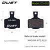 DUST 1Pair Semi-Metal Bicycle Hydraulic Disc Brake Pad MTB Mountain Bike Parts for SHIMANO XT XTR M315 SRAM Avid BB5 BB7 E1 E3