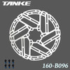 TANKE Bike Disc Brake 140 160 180 203 Rotors With Bolts Hydraulic Brake Road Mountain Bicycle MTB Oil Slick Rotor Bicycle Parts