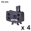 ZTTO 4Pairs MTB Semi Metal BIke Brake Pads Quiet Ceramic For Bicycle Disc Brake M8020 M6100 mt200 Guide Code E9 DB ER MT6 MT4