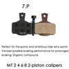 Original MT2 MT4 MT5 MT6 MT7 MT8 Brake Pads 2 Pistons 4-Piston Calipers Bicycle Disc Brake Pad