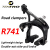 TEKTRO Road Bike Brake Clamp R741 Dual Axis Side Pull Brakes Aluminum Alloy Caliper Bike Accessories