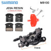 Shimano Deore XT M8100 SLX M7100 M6100 Hydraulic Discs Brakes MTB Left Right Brake 1500/1450/800mm SM-RT76 RT66 Bicycle Rotors