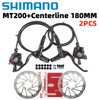 SHIMANO BR BL MT200 MTB Bicycle Hydraulic Disc Brake Left Front Right Rear 800*1450MM 2 Piston 3 Finger Steel Lever Bike Brake