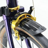 ruhm Bicycle C Clamp Folding Bike Aluminum Alloy Brake Lever C Brake Caliper For Brompton Brake Shoes