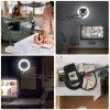 Overhead DSLR Tripod for Camera Mount with Ring Light Desk Kamera