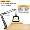Overhead DSLR Tripod for Camera Mount with Ring Light Desk Kamera