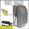 72V 150A 8000W Bomber Electric bike Frame Polygon Battery Pack with 80A 100A 150A BMS