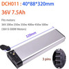 Folding Electric Bike Battery 48V 10Ah 12Ah 13.6Ah 17Ah 36V 7.5Ah 10Ah DCH-003 DCH-006 DCH-009 DCH011 DCH-014 DCH-015 Batteries