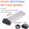 Folding Electric Bike Battery 48V 10Ah 12Ah 13.6Ah 17Ah 36V 7.5Ah 10Ah DCH-003 DCH-006 DCH-009 DCH011 DCH-014 DCH-015 Batteries