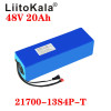 LiitoKala 48V 20ah 30ah 40ah 50ah ebike battery 30A BMS 48v battery Lithium Battery Pack For Electric bike Electric Scooter