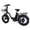 Smlro Foldable Ebike E7 Urban Touring Bicycle 48V 20 Inch Fat Tire 1000W 20Ah Step Thru Folding Electric City Bike for Adult