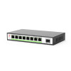 XikeStor 2.5g Switch Simple L2 managed 8 Port ethernet Network Switcher 10gb Uplink Hub Internet Splitter plug and play fanless