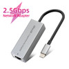 Wired 2500Mbps USB C 2.5G External Network Card Type-C To RJ45 Converter Ethernet Lan Adapter Hub For MacBook iPad Pro