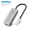 Wired 2500Mbps USB C 2.5G External Network Card Type-C To RJ45 Converter Ethernet Lan Adapter Hub For MacBook iPad Pro