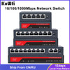 KuWFi Gigabit Network Switch 1000Mbps Ethernet Switch 5/8/10 Port RJ45 LAN Hub Desktop Fast Switch for Office Dormitory Home