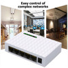 5 Port 1000Mbps Gigabit Network Switch Ethernet Smart Switcher High Performance RJ45 Hub Internet Splitter Plug and Play