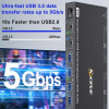 Network switch 8K@30Hz USB LAN Switch USB3.0 KVM SWITCH Game live screen splitter Adapter Extended Screen USB HUB plug and play