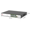 XikeStor 12-Ports 10G SFP+ Switch L3 WEB/CLI Manage Network Switch Support DHCP Port aggregation VLAN Ethernet Hub