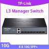 TP-Link 10gbe Switch Sfp+ All 8*10000mbps 3-layer Network TL-ST5008F Internet Hub Web Management NAS Core static router
