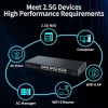 HORACO 2.5GbE 24 Port Ethernet Switch 2 Port 10G SFP+ Network Switcher 160G Bandwidth Networking Hub Internet Splitter Plug&Play