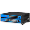 AI 27 Ports POE Switch ethernet poe gigabit RJ45 Uplink SFP 1000Mbps Network VLAN Hub Smart Ethernet Switcher 300W for IP Camera