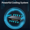HORACO 10Gbps 8 Port Ethernet Switch 10000Mbps Network Switcher 160G Bandwidth Networking Hub Internet Splitter Plug and Play