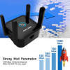 PIXLINK AC24 WiFi Repeater 1200Mbps 2.4&5Ghz Dual Band Wireless Long Range Extender Quick Setup For Home Signal Booster