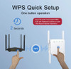 5G Repeater WiFi Long Range 1200Mbps Wifi Extender Router Enhanced Signal Wi fi Amplifier Wi-fi Booster 300Mbps Wi-fi Repeater