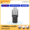 WiFi Extender 802.11ac Wifi signal repeater 5g wifi amplificador 2.4G/5Ghz Wi-Fi Amplifier 1200M~1800M wifi router Access point