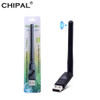 10PCS CHIPAL 150Mbps Wireless Network Card Mini USB WiFi Adapter LAN Wi-Fi Receiver Dongle Antenna 802.11 b/g/n for PC Desktop